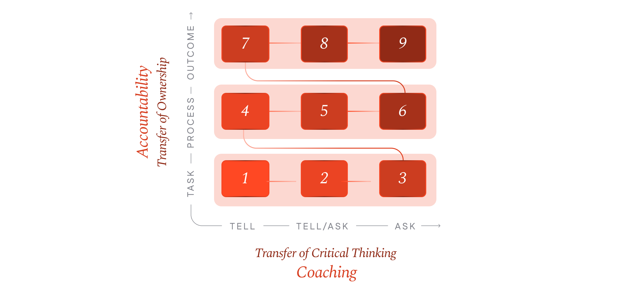 Coaching & Accountability Matrix™ framework diagram