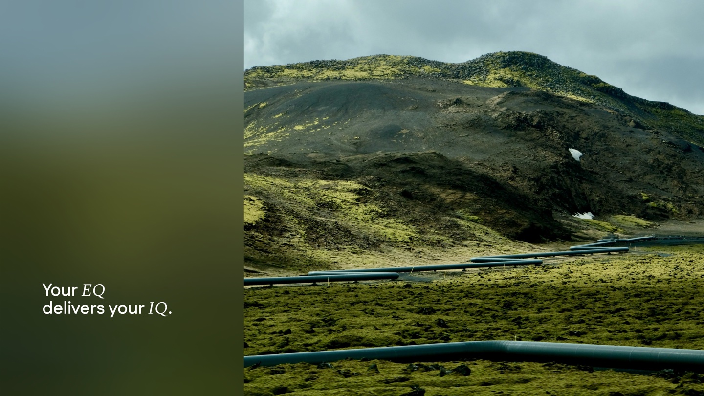 Slide — Your EQ delivers your IQ
